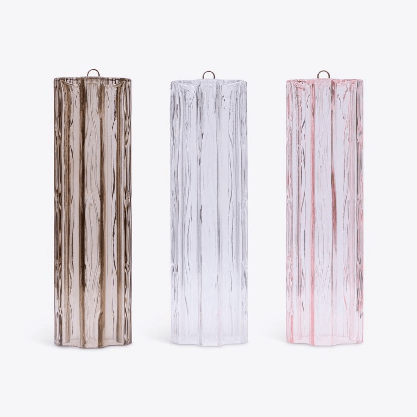Rina Firenze Five-Tier Glass Chandelier in Polished Gold