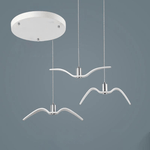 Aviara LED Pendant Light – Modern Aluminum Bird-Inspired Ceiling Lamp
