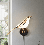 Nomi Plug-In Wall Sconce with Adjustable Bird Accent