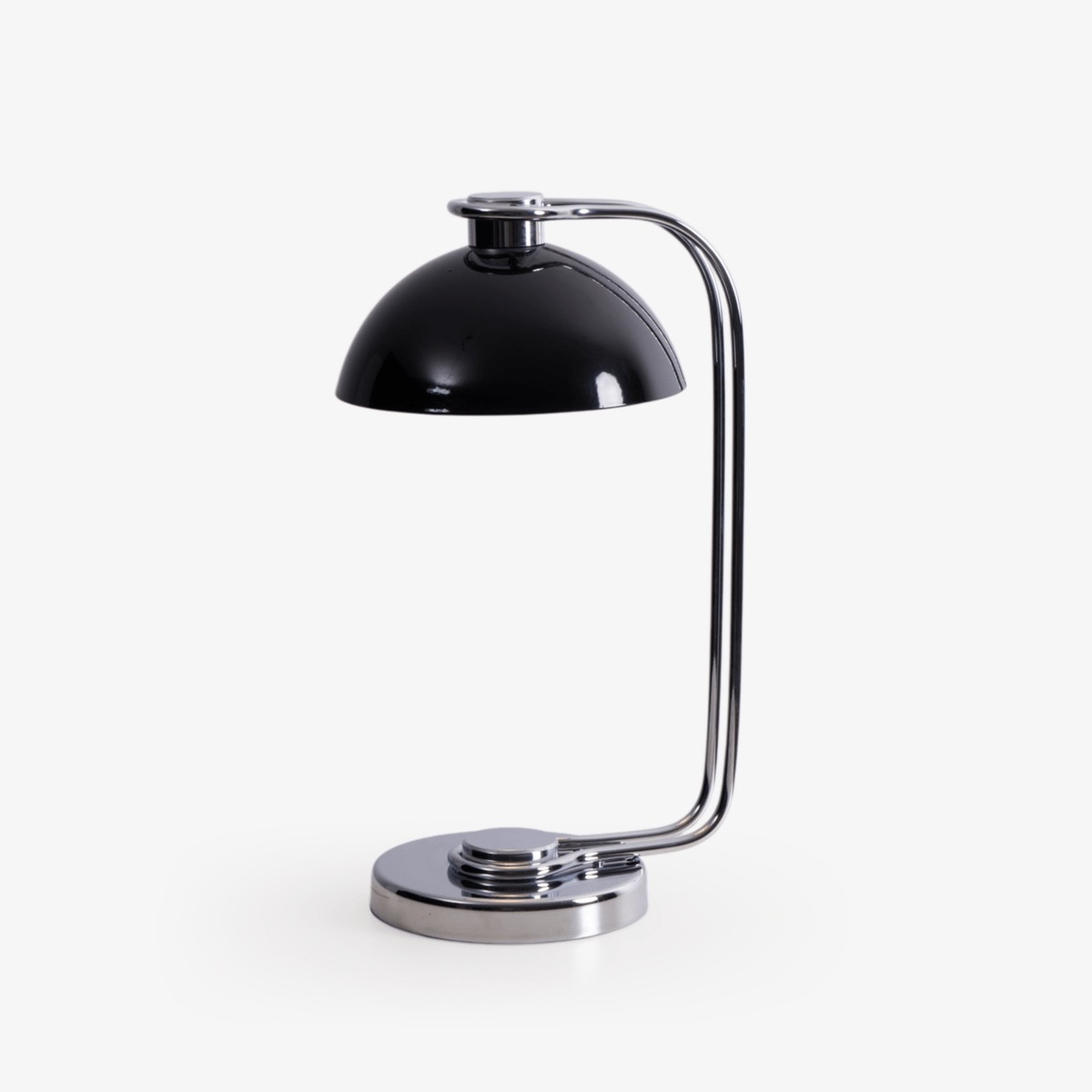 Domex Modern Desk Lamp with Chrome Accents and Integrated LED