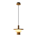 Noka Wood Pendant Light – Modern LED Chandelier for Dining Room and Kitchen Island