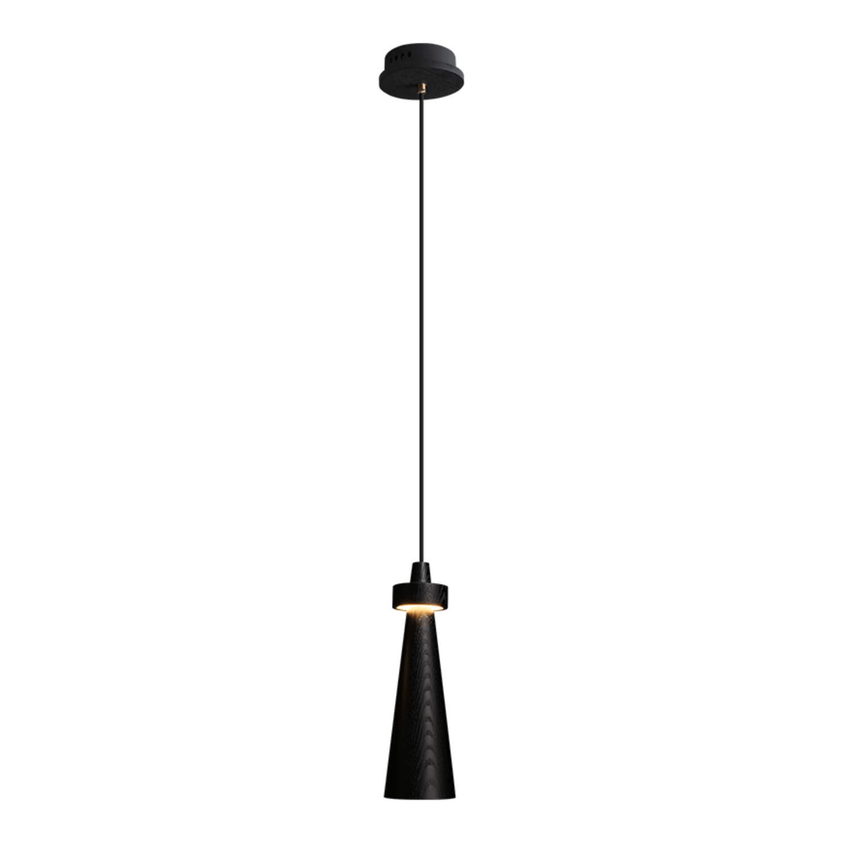 Loma Wood Pendant Light – Modern Minimalist LED Chandelier for Dining Room and Kitchen Island