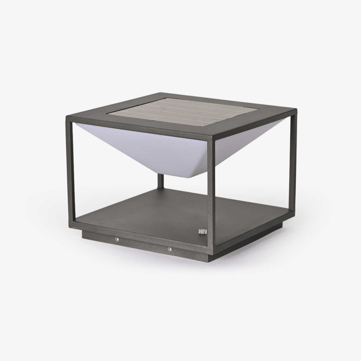 Geo Frame Solar Outdoor Light – Modern Minimalist LED Lantern