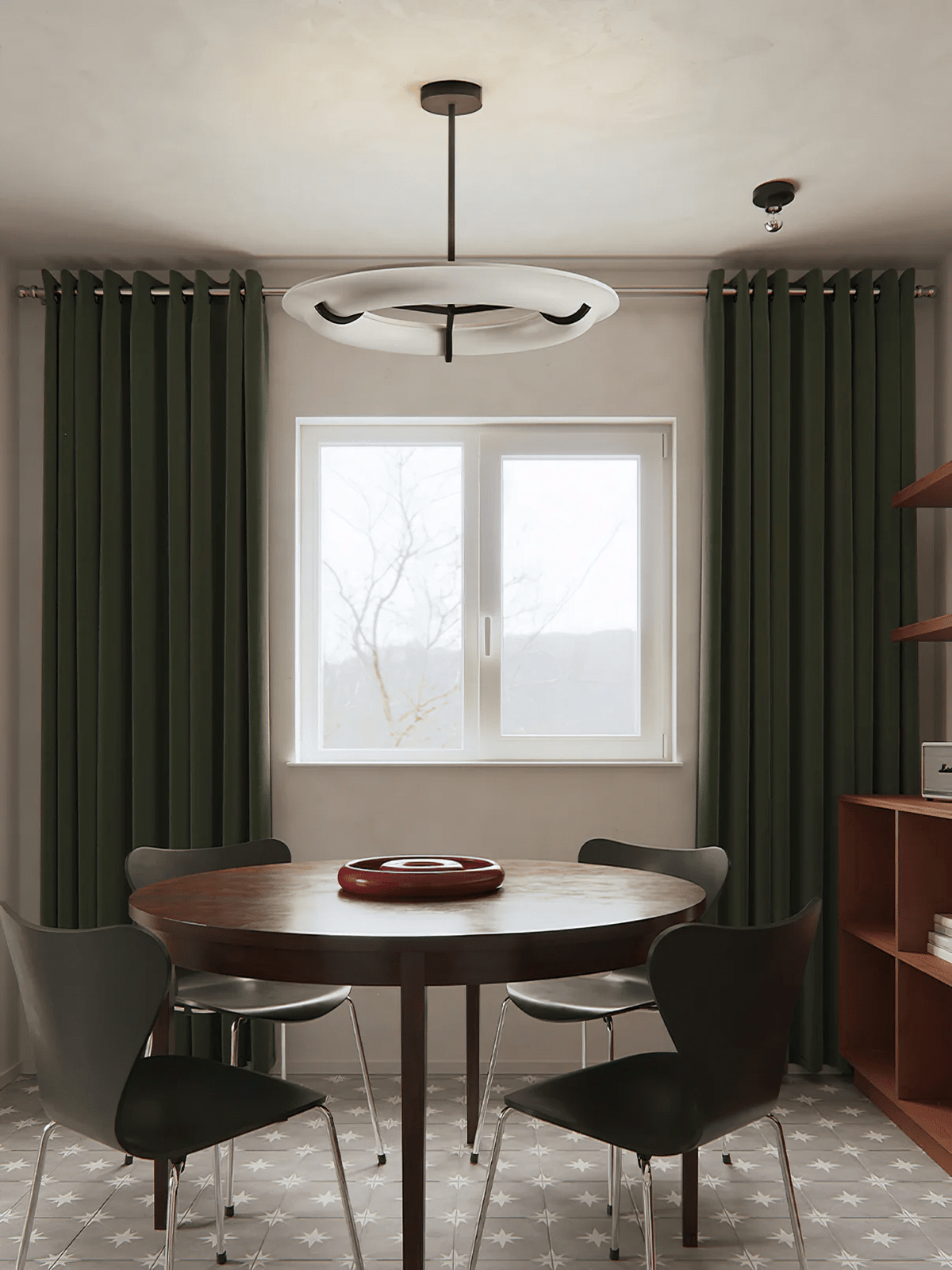 Carve Alabaster Ring Pendant Light – Modern Minimalist LED Chandelier