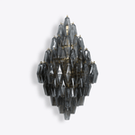 Sorrento Wall Sconce in Brass with Multicolored Glass Shades