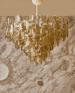 Vivara Glass Chandelier — Five-Tier Hand-Blown Art Glass Pendant Light