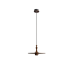 Wooden Spin Pendant Light – Modern Natural Wood Hanging Lamp for Dining Room & Living Room