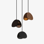 Orbit Fold Wood Pendant Light – Modern Nordic LED Hanging Lamp for Dining and Kitchen
