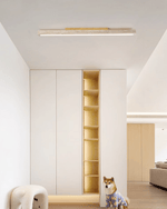 Travertine Linear Ceiling Light – Natural Stone LED Fixture for Modern Interiors