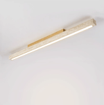 Travertine Linear Ceiling Light – Natural Stone LED Fixture for Modern Interiors