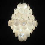 Rosa Glass Chandelier – Handcrafted Blown Glass Pendant for Modern Interiors