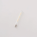 Tubular LED Filament Bulb in Clear Glass, E14/E27 Base