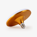 Aurora Disc LED Pendant Bulb in Gold and White