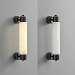 Alatar Alabaster Wall Sconce – Modern LED Wall Light in Gold or Black