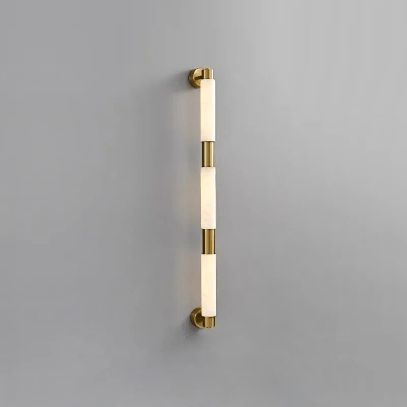 Alatar Alabaster Wall Sconce – Modern LED Wall Light in Gold or Black