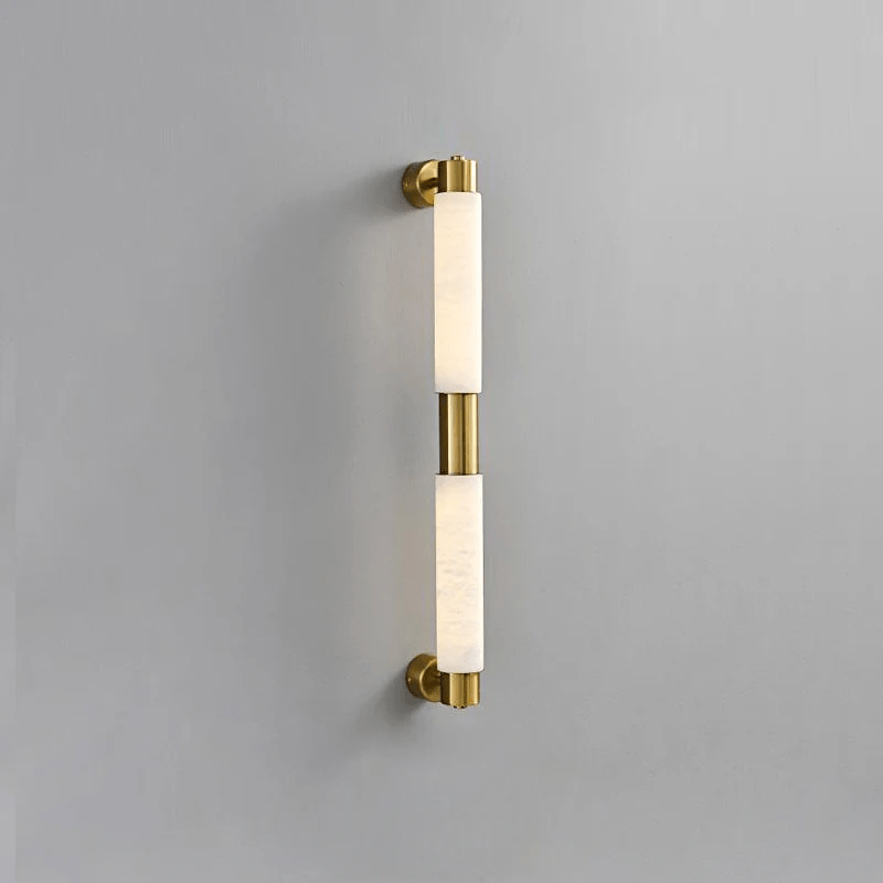 Alatar Alabaster Wall Sconce – Modern LED Wall Light in Gold or Black