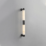 Alatar Alabaster Wall Sconce – Modern LED Wall Light in Gold or Black