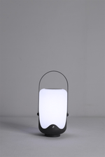 Dawntrail Solar Lantern Outdoor Lamp – Matte Black Steel, IP65