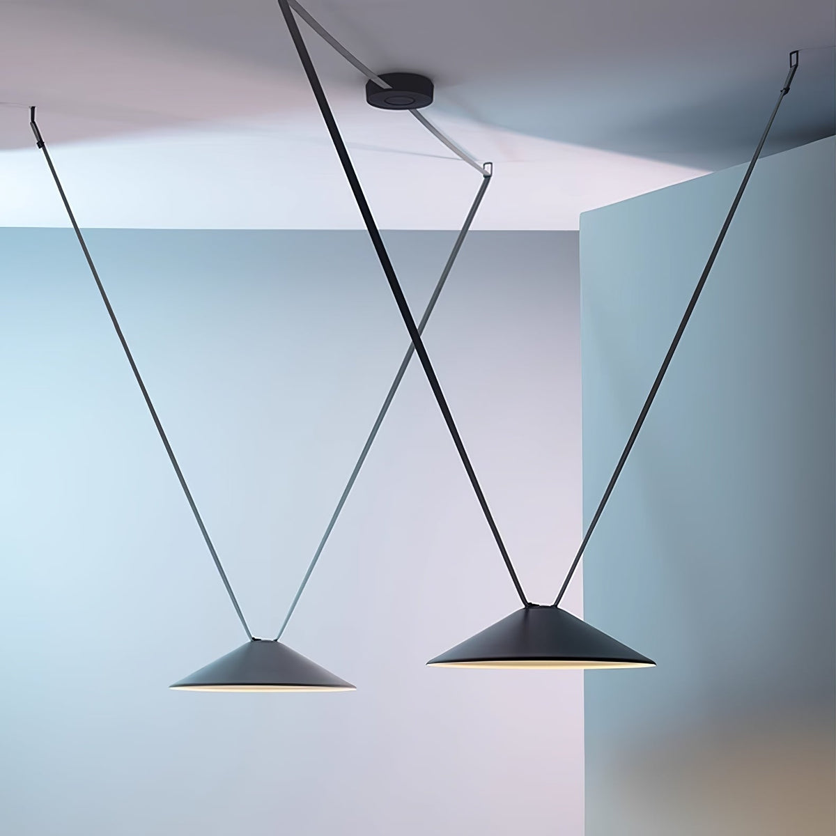Nomar Canvas Pendant Light – Modern Minimalist LED Hanging Lamp