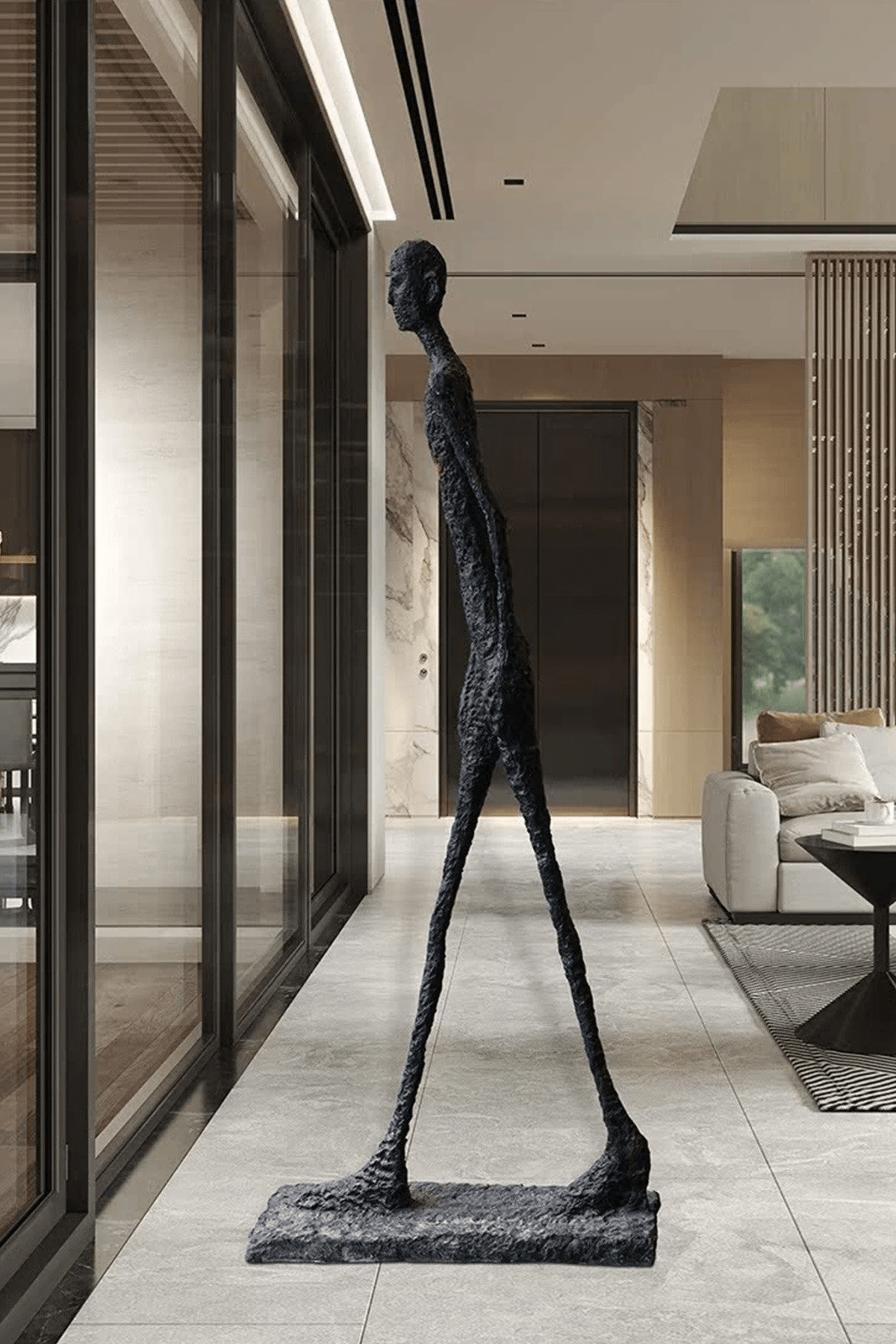Vexumo Art Sculpture Floor Ornament – Contemporary Resin Decor for Modern Interiors