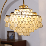 Lumière Shell Floor Lamp with Mother-of-Pearl Shade