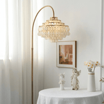 Lumière Shell Floor Lamp with Mother-of-Pearl Shade