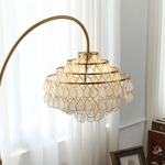 Lumière Shell Floor Lamp with Mother-of-Pearl Shade
