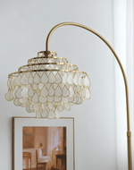 Lumière Shell Floor Lamp with Mother-of-Pearl Shade