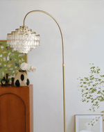 Lumière Shell Floor Lamp with Mother-of-Pearl Shade