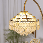Lumière Shell Floor Lamp with Mother-of-Pearl Shade