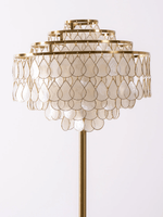 Lumière Shell Floor Lamp with Mother-of-Pearl Shade