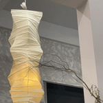 Washi Paper Swag Pendant Light – Handcrafted Japanese Lantern for Modern Interiors