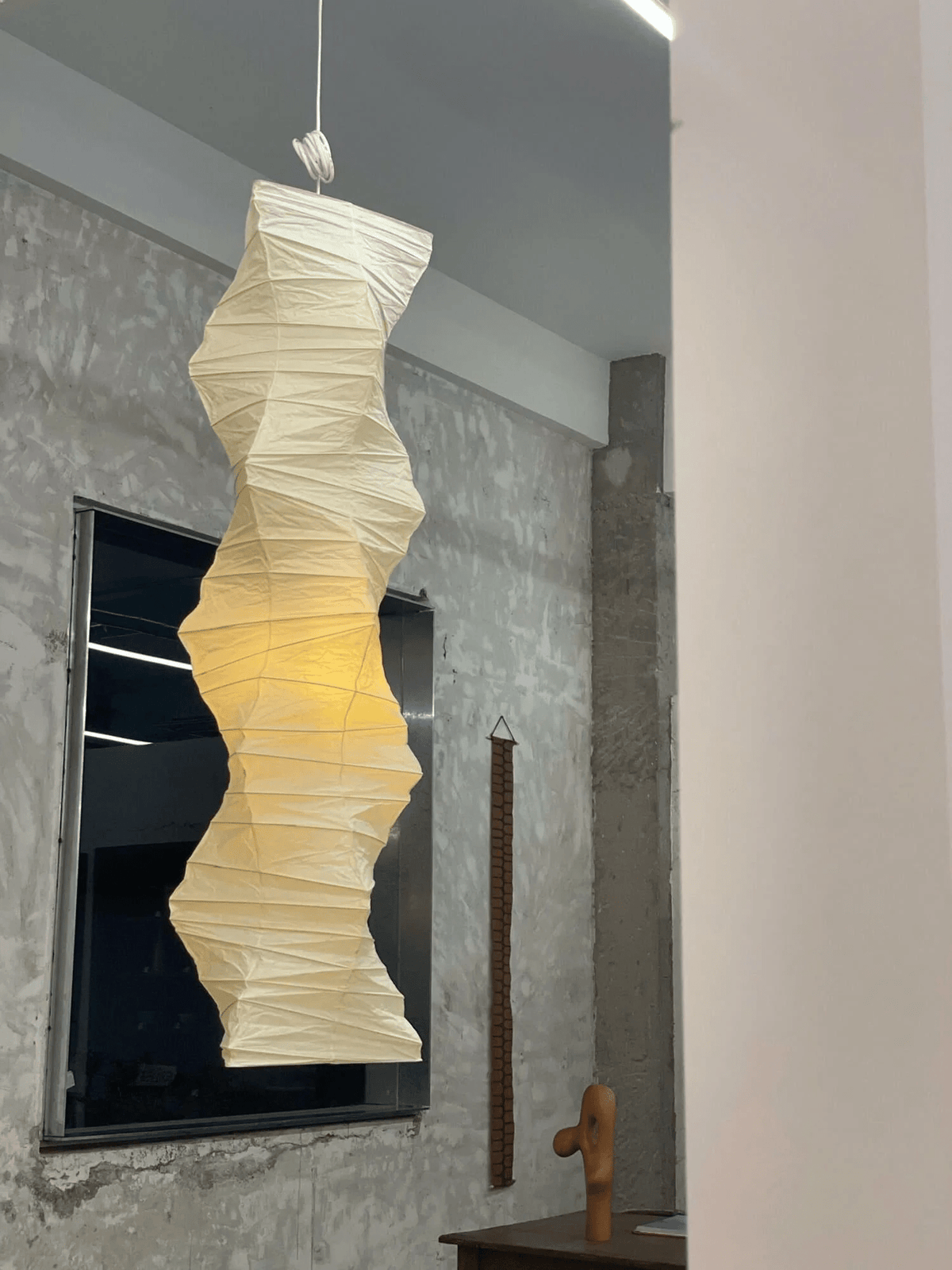 Washi Paper Swag Pendant Light – Handcrafted Japanese Lantern for Modern Interiors
