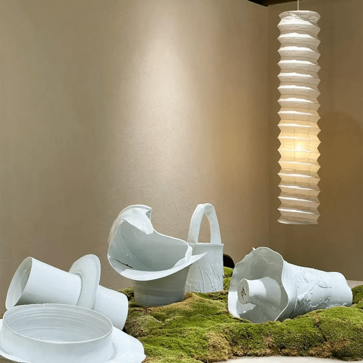 Washi Paper 31N Pendant Light – Minimalist Japanese Paper Lantern for Modern Interiors