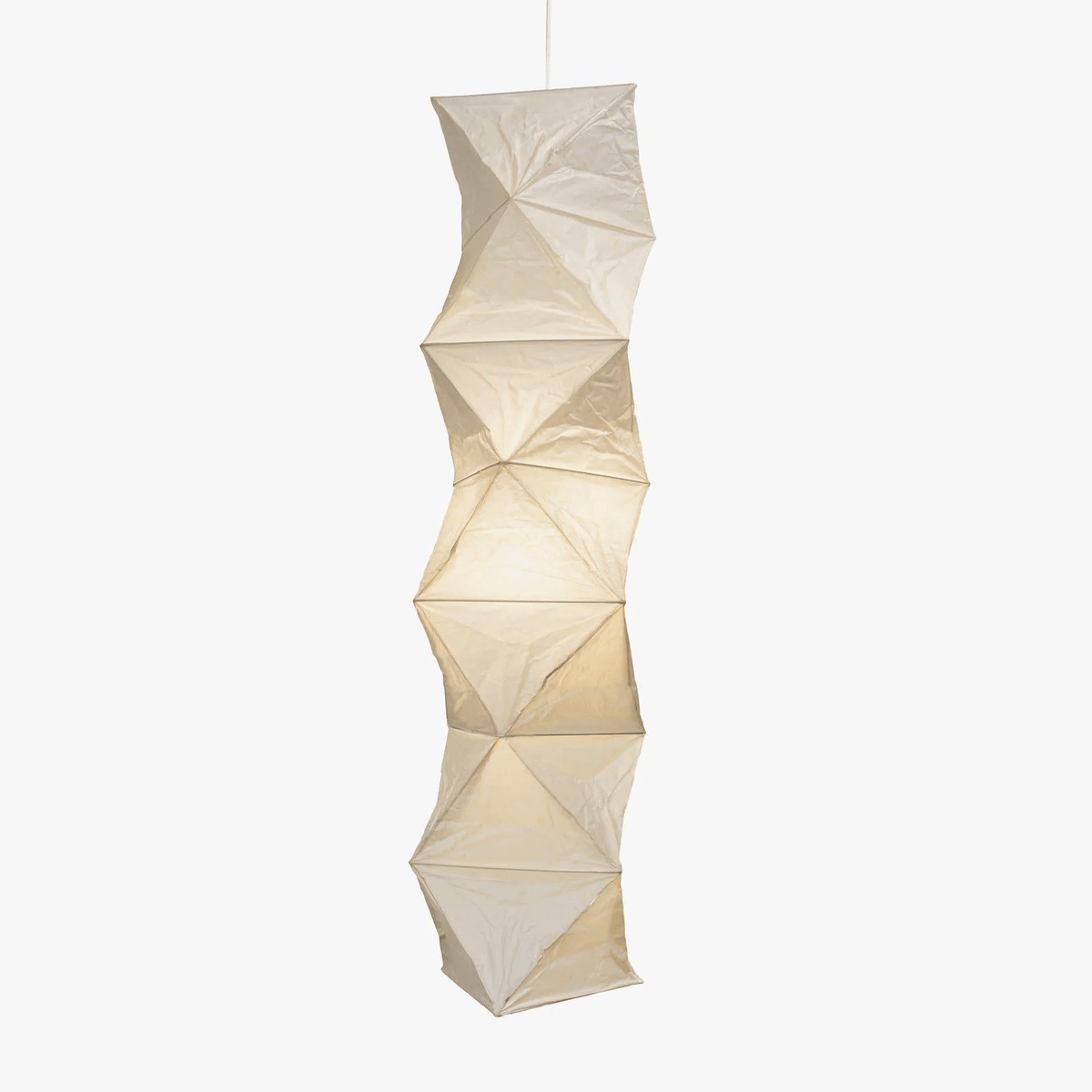 Washi Paper Pendant Light – Handcrafted Japanese Lantern for Serene Interiors