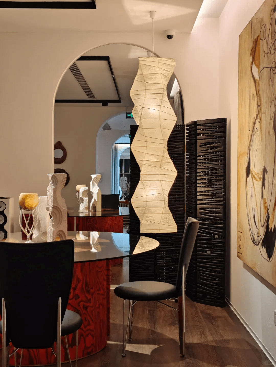 Washi Paper Pendant Light – Handcrafted Japanese Rice Paper Shade
