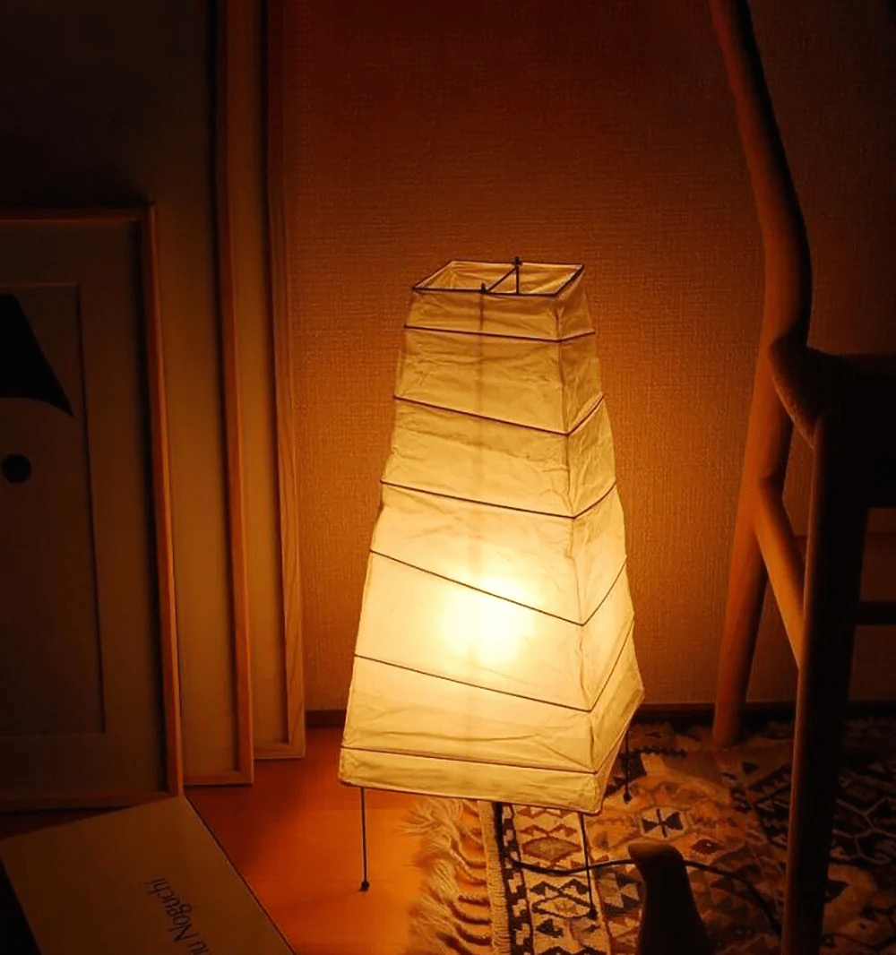 Washi Paper Table Lamp – Handcrafted Japanese Modern Lighting