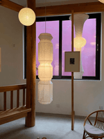 Washi Paper Pendant Light – Handcrafted Japanese Lantern for Serene Interiors