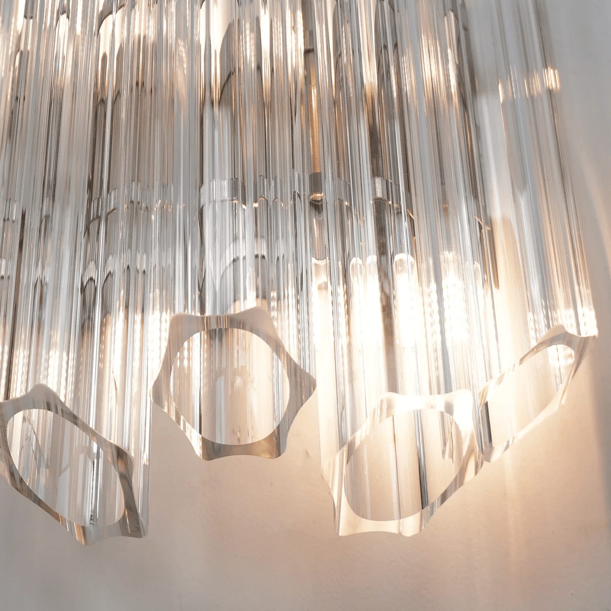 Palermo Clear Glass Wall Sconce | Hand-Blown Modern Luxury Lighting