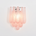 Lagoon Bloom Wall Sconce – Hand-Blown Glass Floral Wall Light for Modern Interiors
