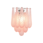 Lagoon Bloom Wall Sconce – Hand-Blown Glass Floral Wall Light for Modern Interiors