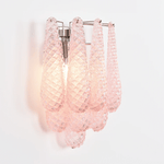 Lagoon Bloom Wall Sconce – Hand-Blown Glass Floral Wall Light for Modern Interiors