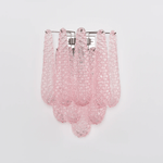Lagoon Bloom Wall Sconce – Hand-Blown Glass Floral Wall Light for Modern Interiors