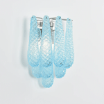 Lagoon Bloom Wall Sconce – Hand-Blown Glass Floral Wall Light for Modern Interiors