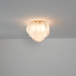 Tuliva Glass Ceiling Light – Modern Flush Mount for Living & Dining