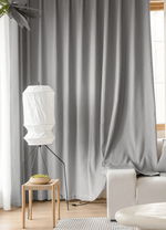 Washi Paper Floor Lamp with Black Metal Frame, Modern Japanese Design
