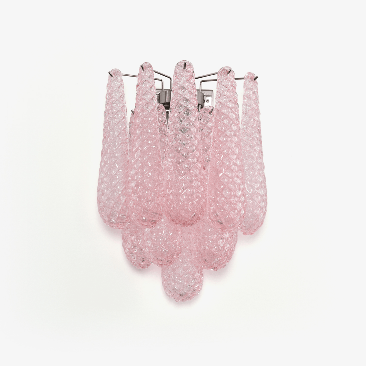 Lagoon Bloom Wall Sconce – Hand-Blown Glass Floral Wall Light for Modern Interiors