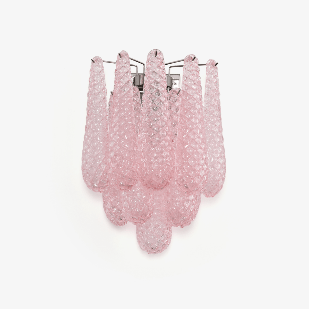 Lagoon Bloom Wall Sconce – Hand-Blown Glass Floral Wall Light for Modern Interiors