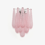 Lagoon Bloom Wall Sconce – Hand-Blown Glass Floral Wall Light for Modern Interiors
