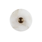 Nayra Alabaster Wall Sconce – Sculpted LED Wall Light in Natural Stone